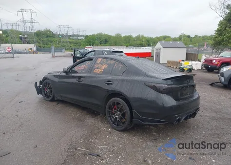 2021 Infiniti Q50 Red Sport 400 Awd из США, поврежденный, VIN JN1FV7DR8MM880511